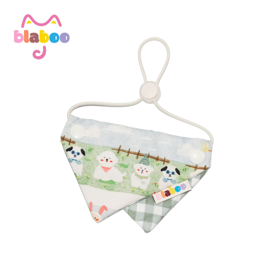 Fun Puppy Gathering Pet Bib