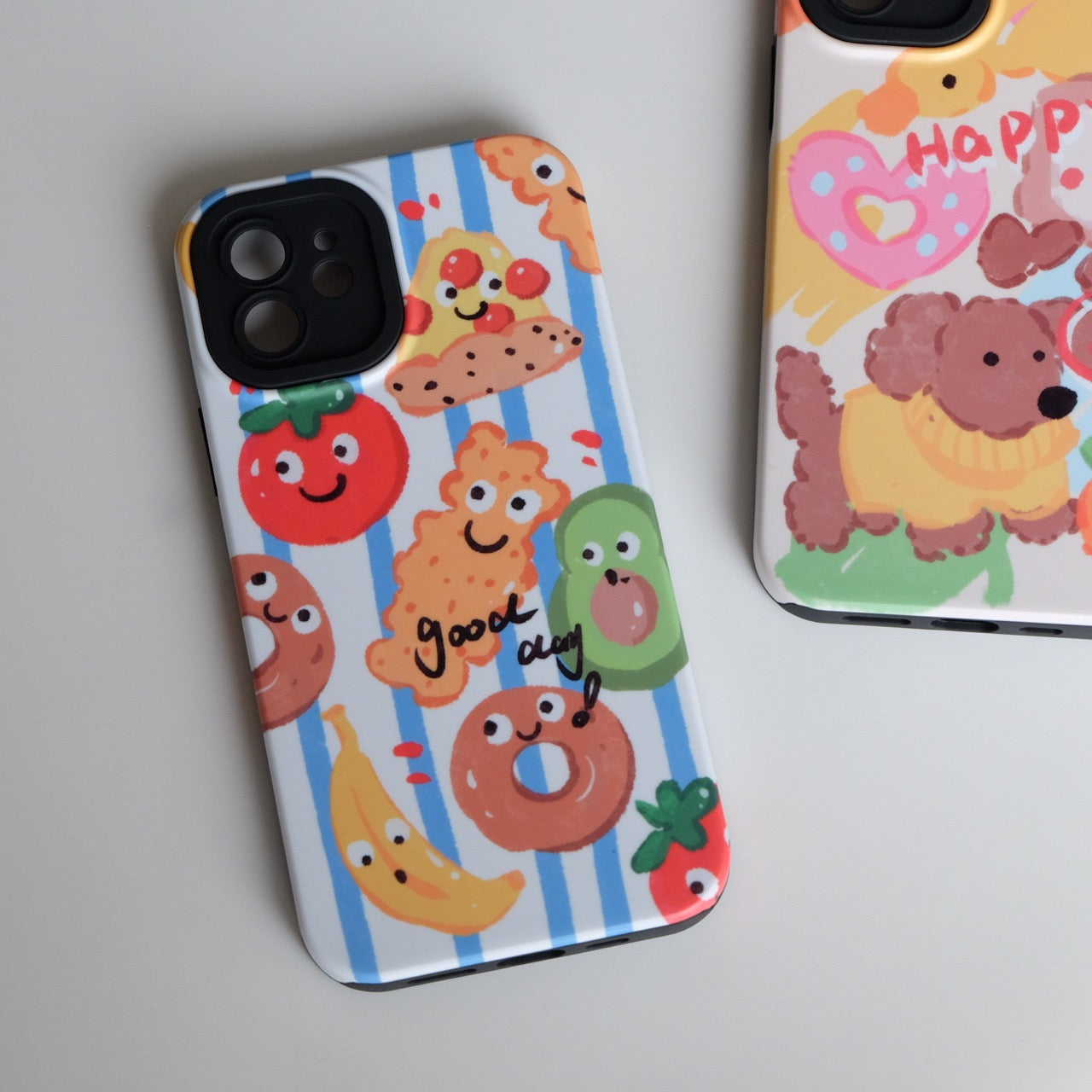 Funny Tiger and Sweet Dog Printed Phone Case