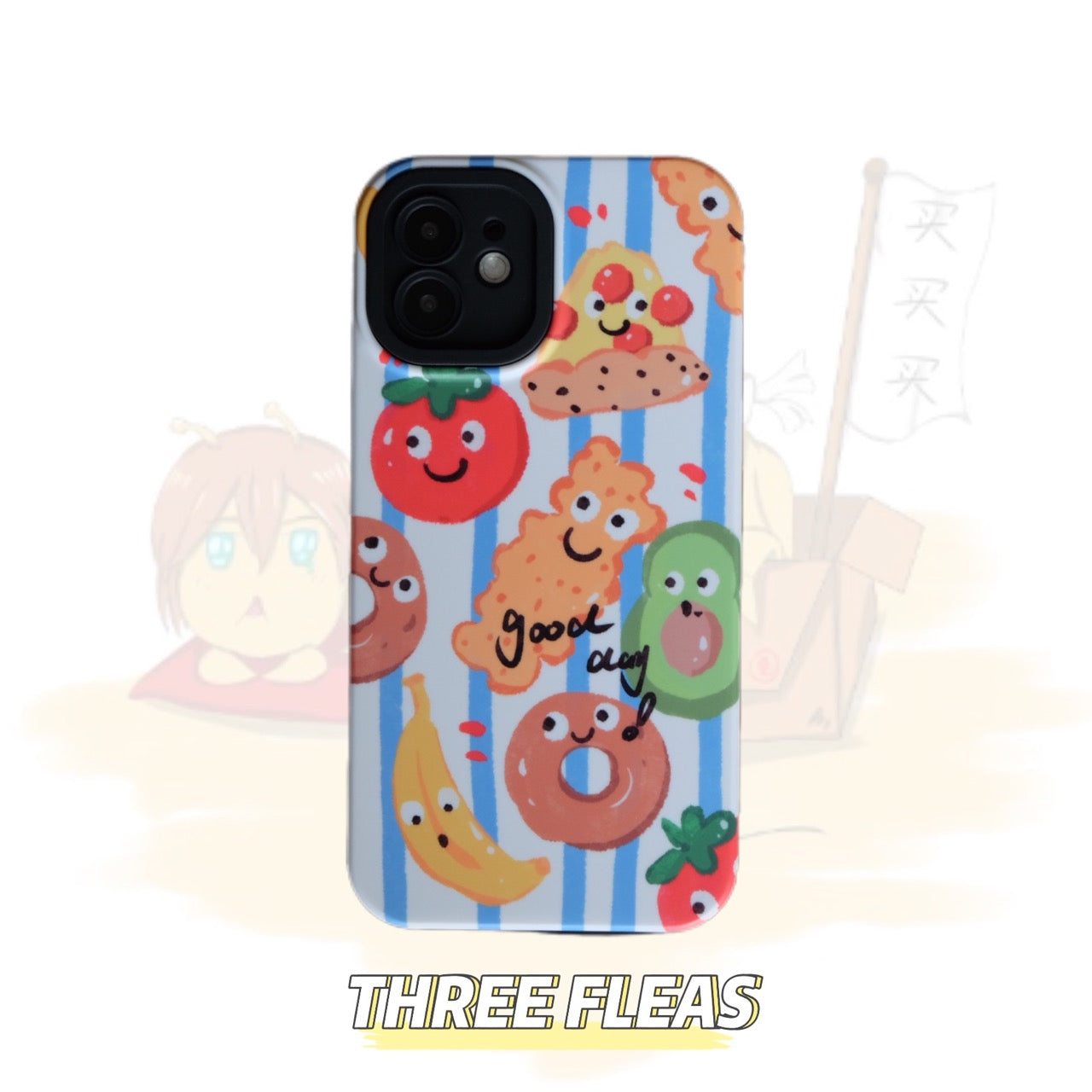Funny Tiger and Sweet Dog Printed Phone Case