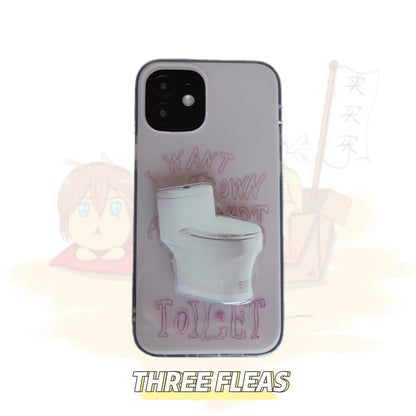 Funny Toilet Printed Phone Case