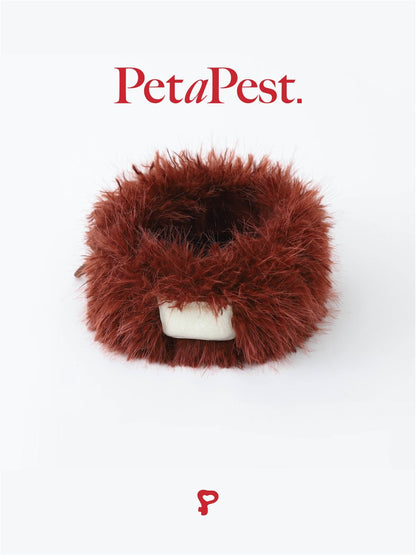 Fur Cat Dog Scarf