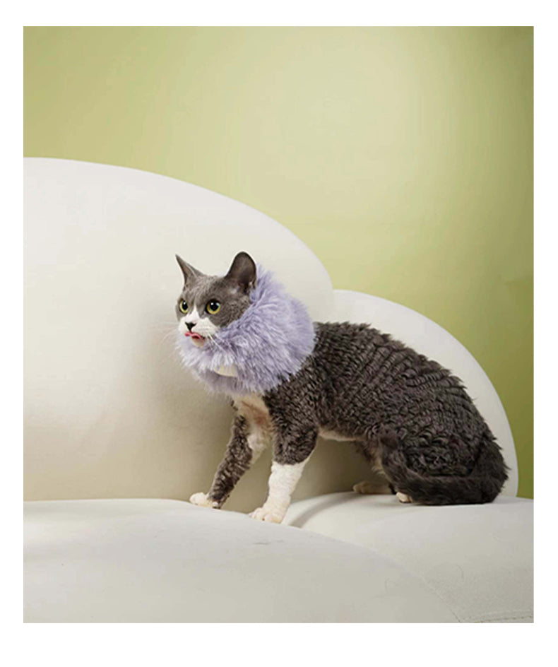 Fur Cat Dog Scarf