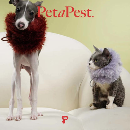 Fur Cat Dog Scarf