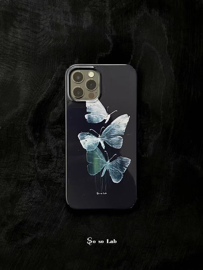 Ghost Butterfly Printed Phone Case