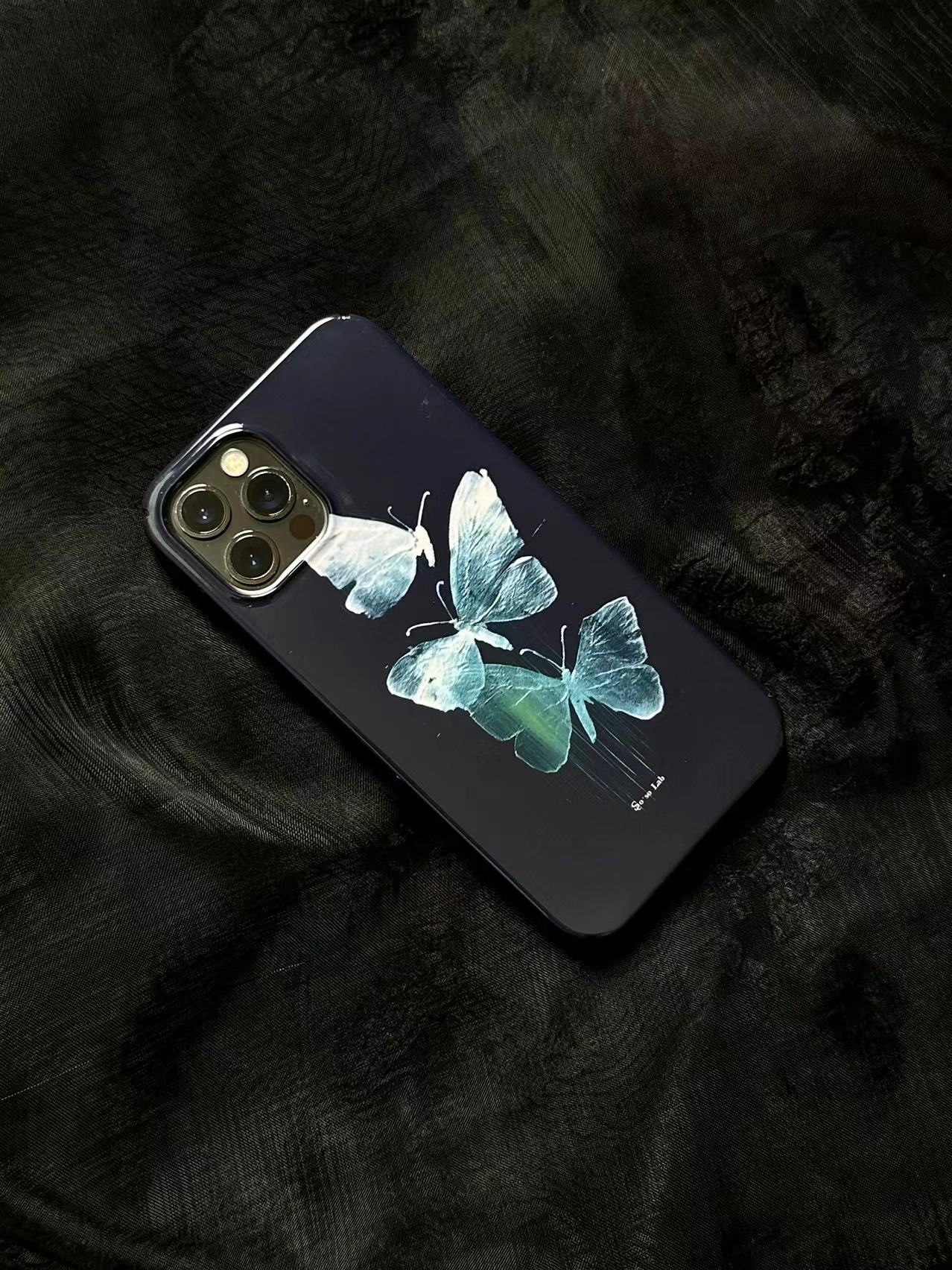 Ghost Butterfly Printed Phone Case