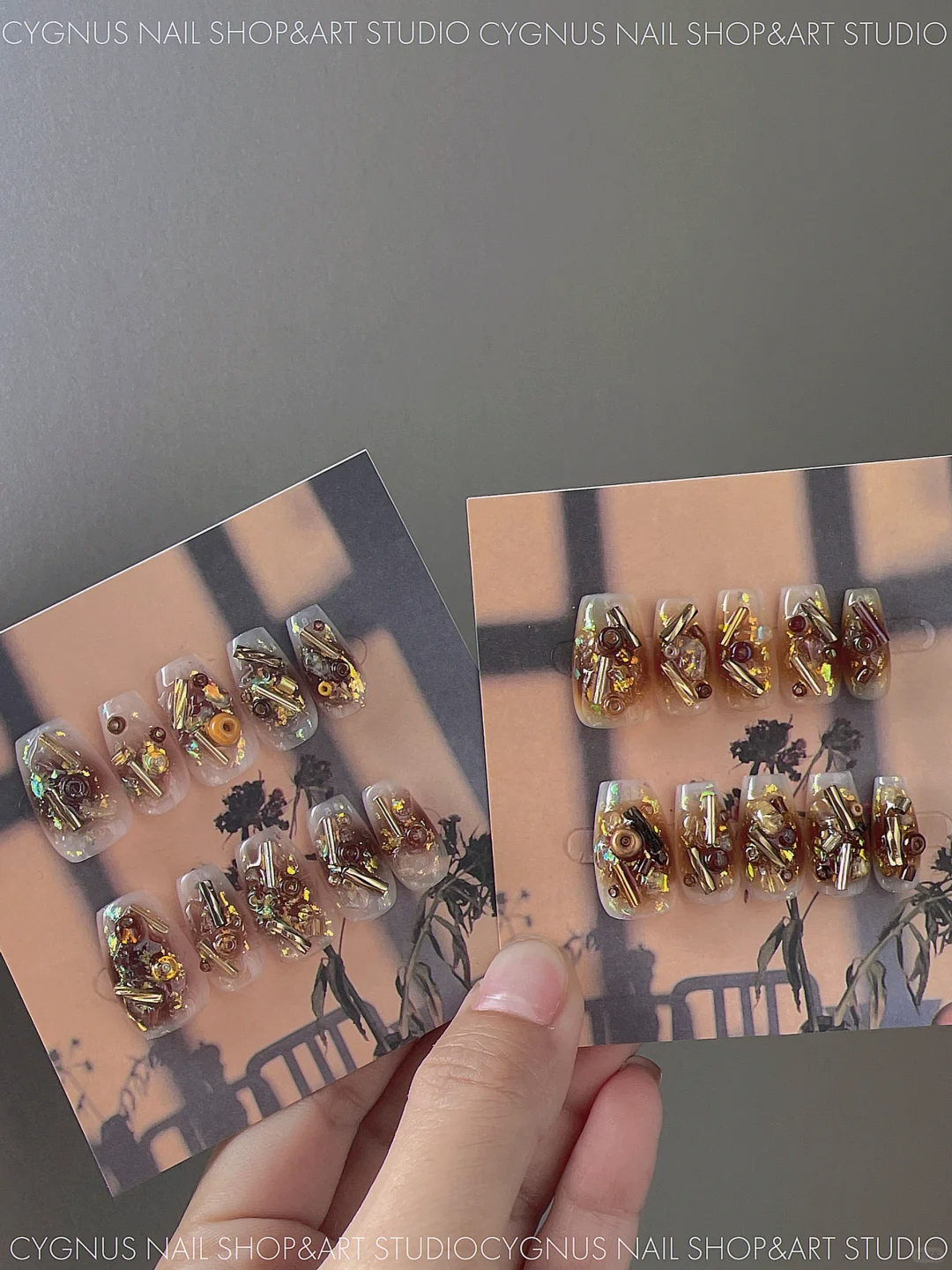 Golden Age Luxury Press On Nails Set