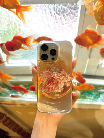Golden Carp Heritage IMD Dual-Layer Case | iPhone Case | Three Fleas