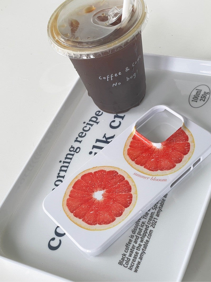Grapefruit Printed Phone Case