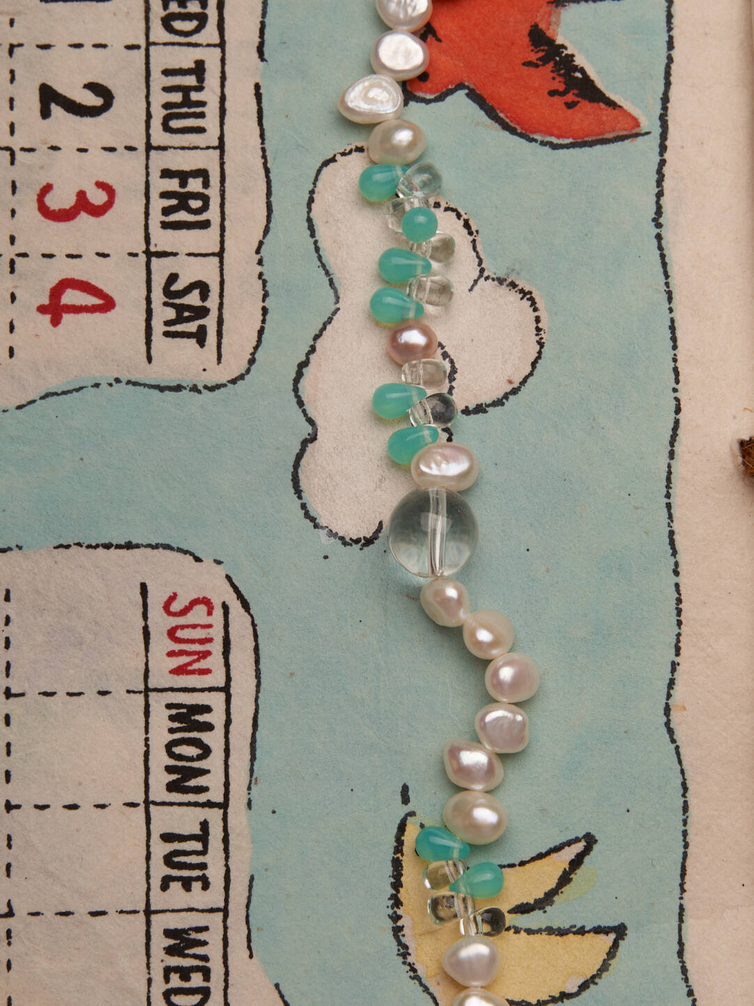 Green Grape Sparkling Water Beaded Bracelet