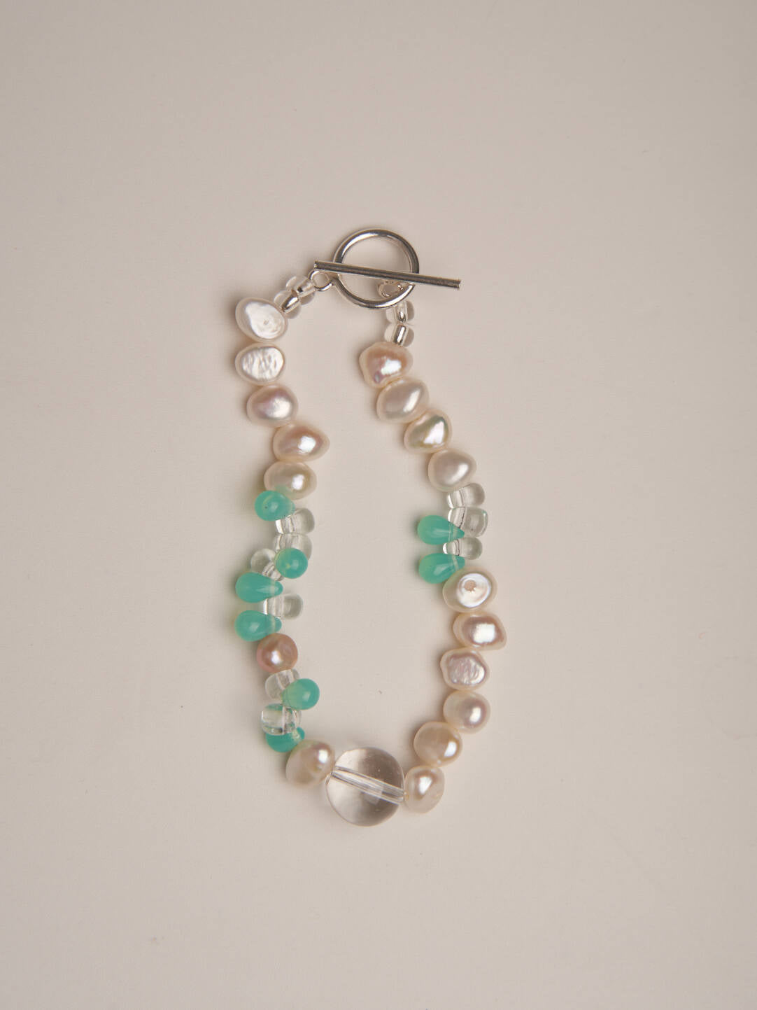 Green Grape Sparkling Water Beaded Bracelet