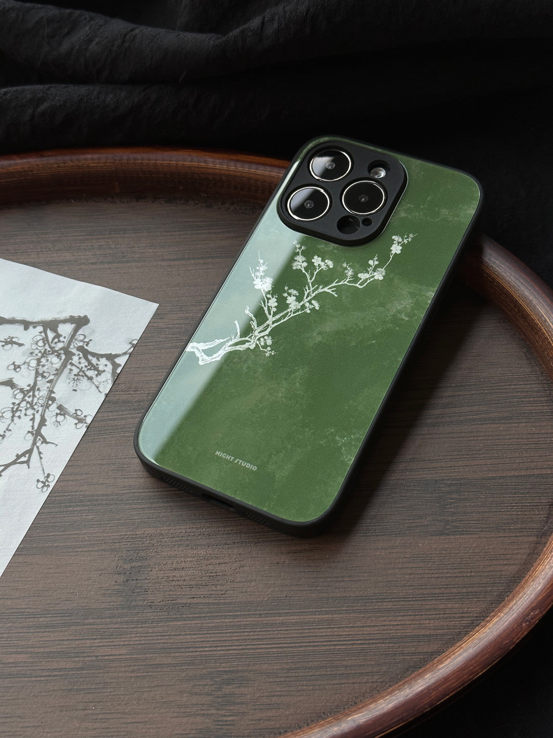 Green Plum Blossom Phone Case