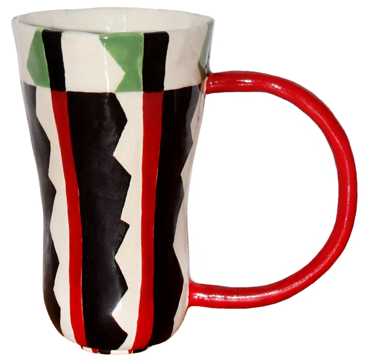 Handmade Artist Abstract Ceramic Cup