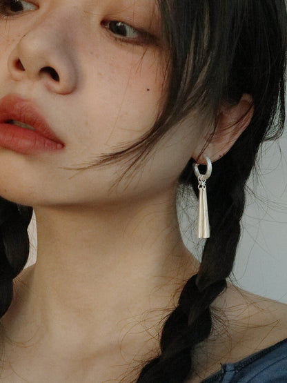 Handmade Bell Silver Earrings