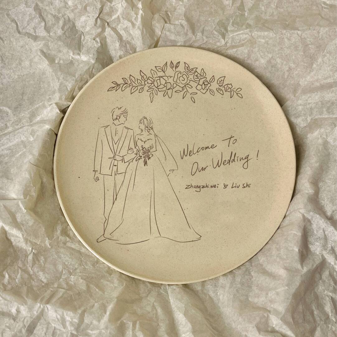 Handmade Birthday & Wedding Anniversary Plates