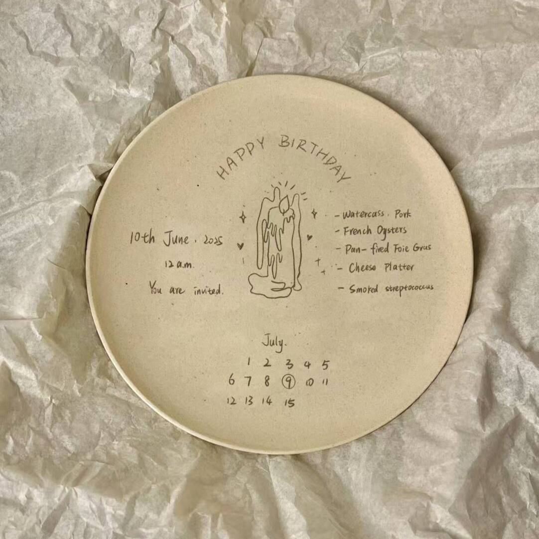 Handmade Birthday & Wedding Anniversary Plates