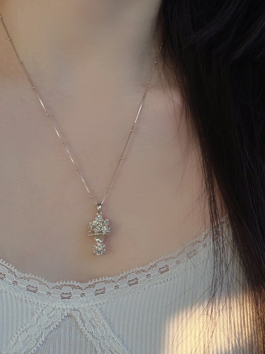 Handmade Bouquet Luxury Necklace