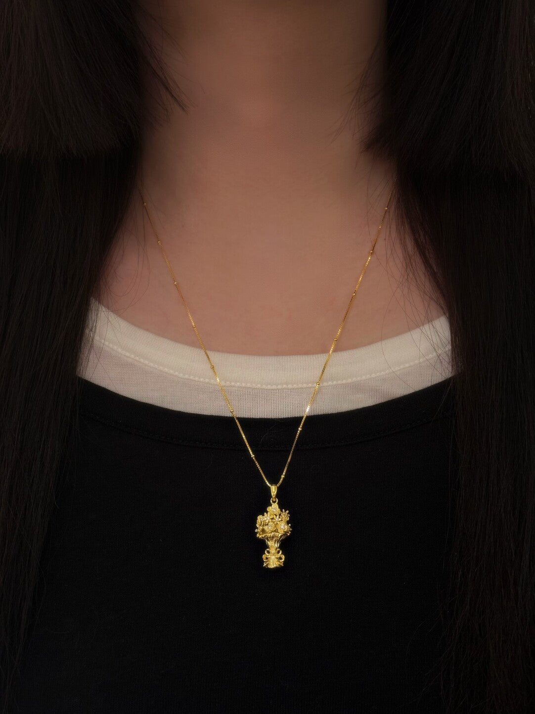 Handmade Bouquet Luxury Necklace