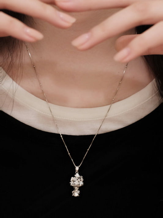 Handmade Bouquet Luxury Necklace
