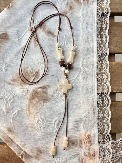 Handmade Ceramic Pendant Necklace