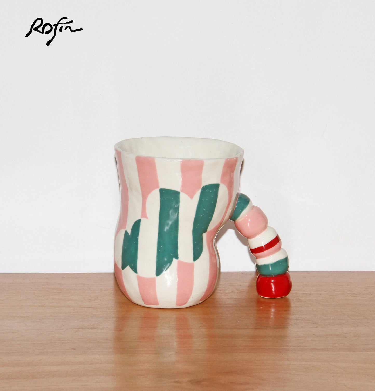 Handmade Circus Twisted Ceramic Cup