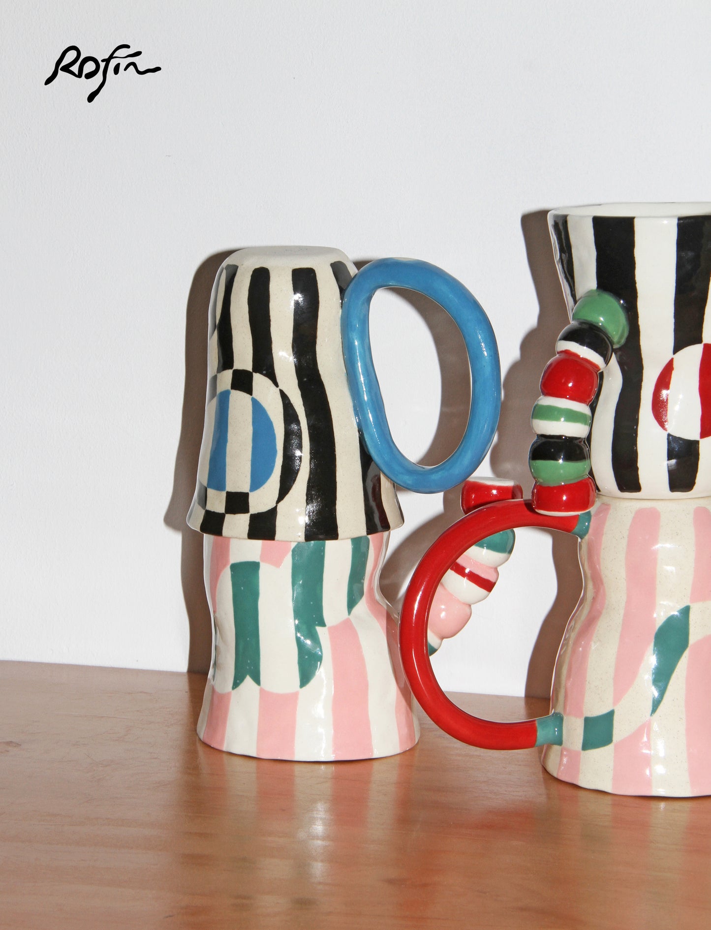 Handmade Circus Twisted Ceramic Cup