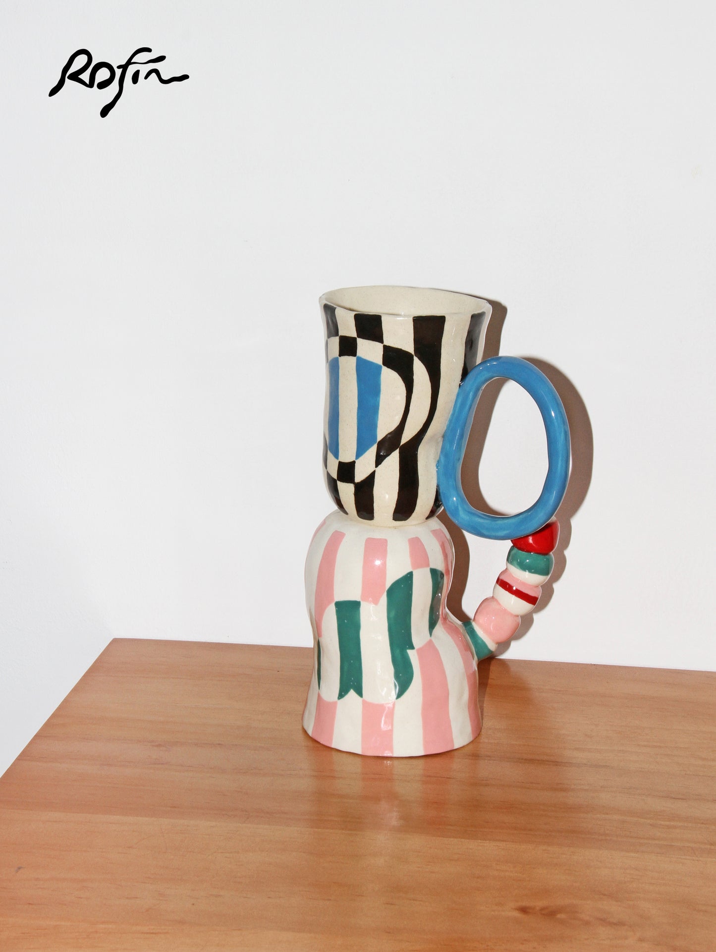 Handmade Circus Twisted Ceramic Cup
