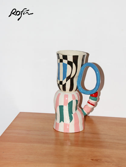 Handmade Circus Twisted Ceramic Cup