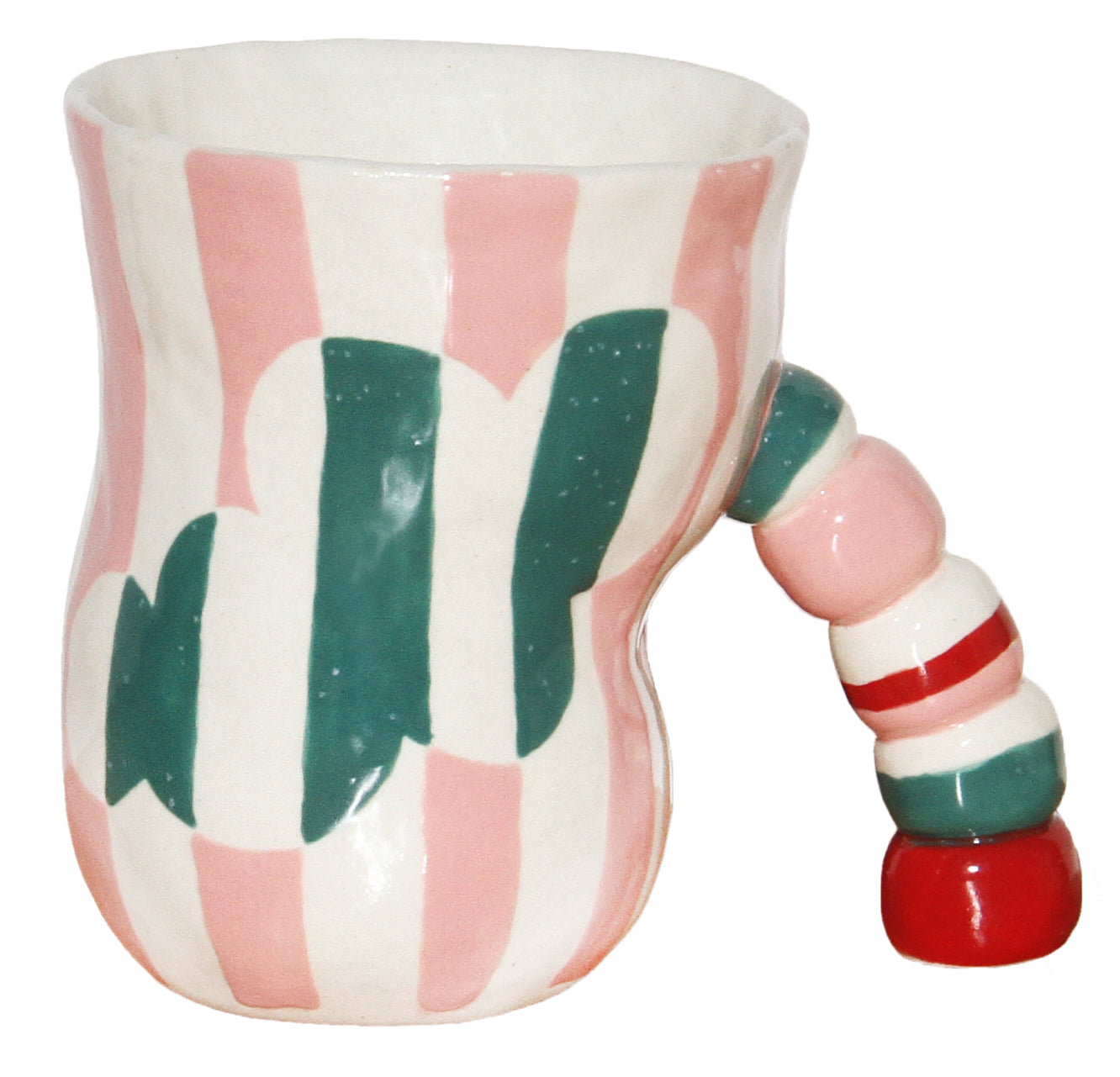 Handmade Circus Twisted Ceramic Cup