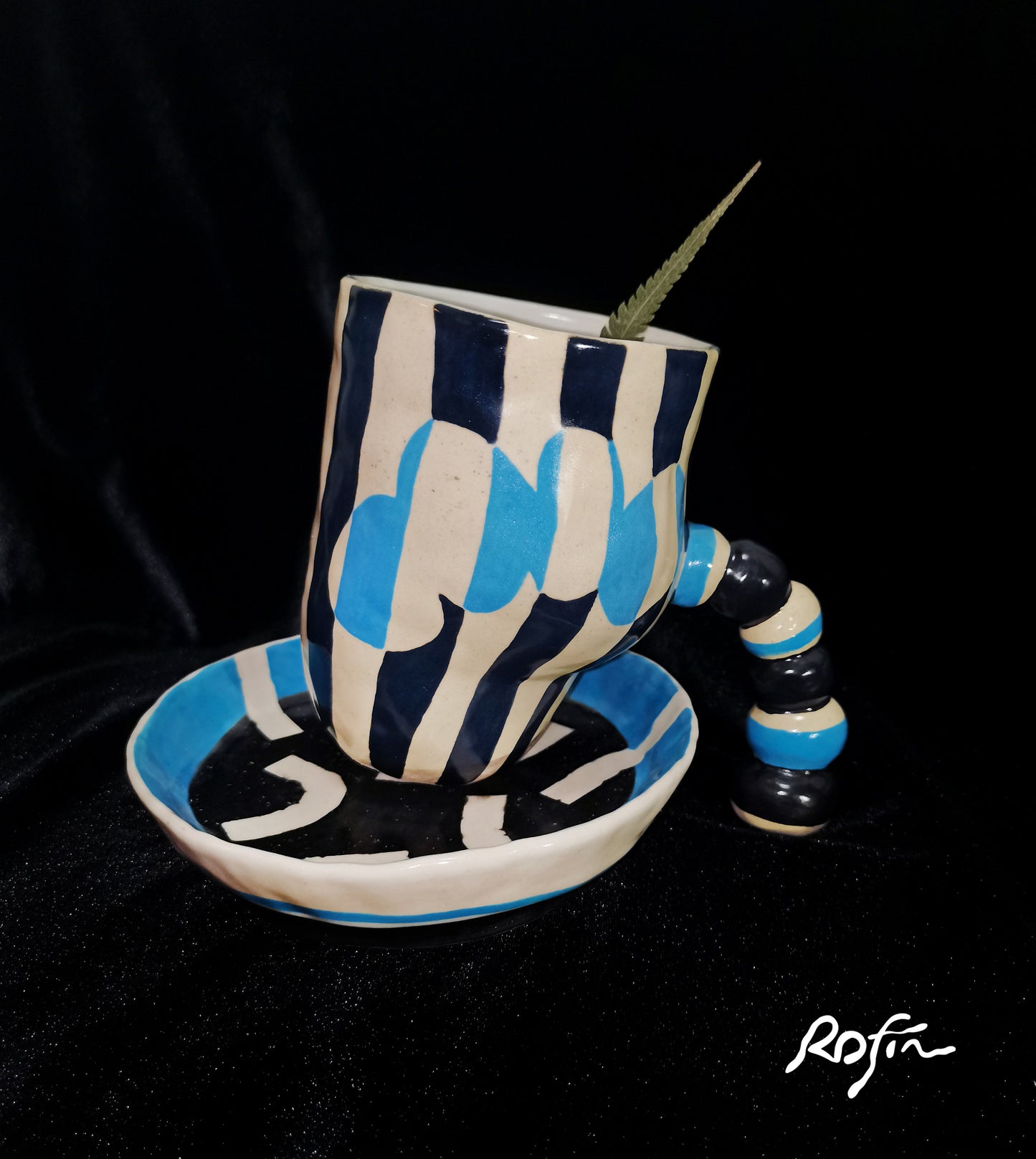 Handmade Circus Twisted Ceramic Cup