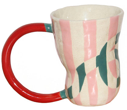 Handmade Circus Twisted Ceramic Cup