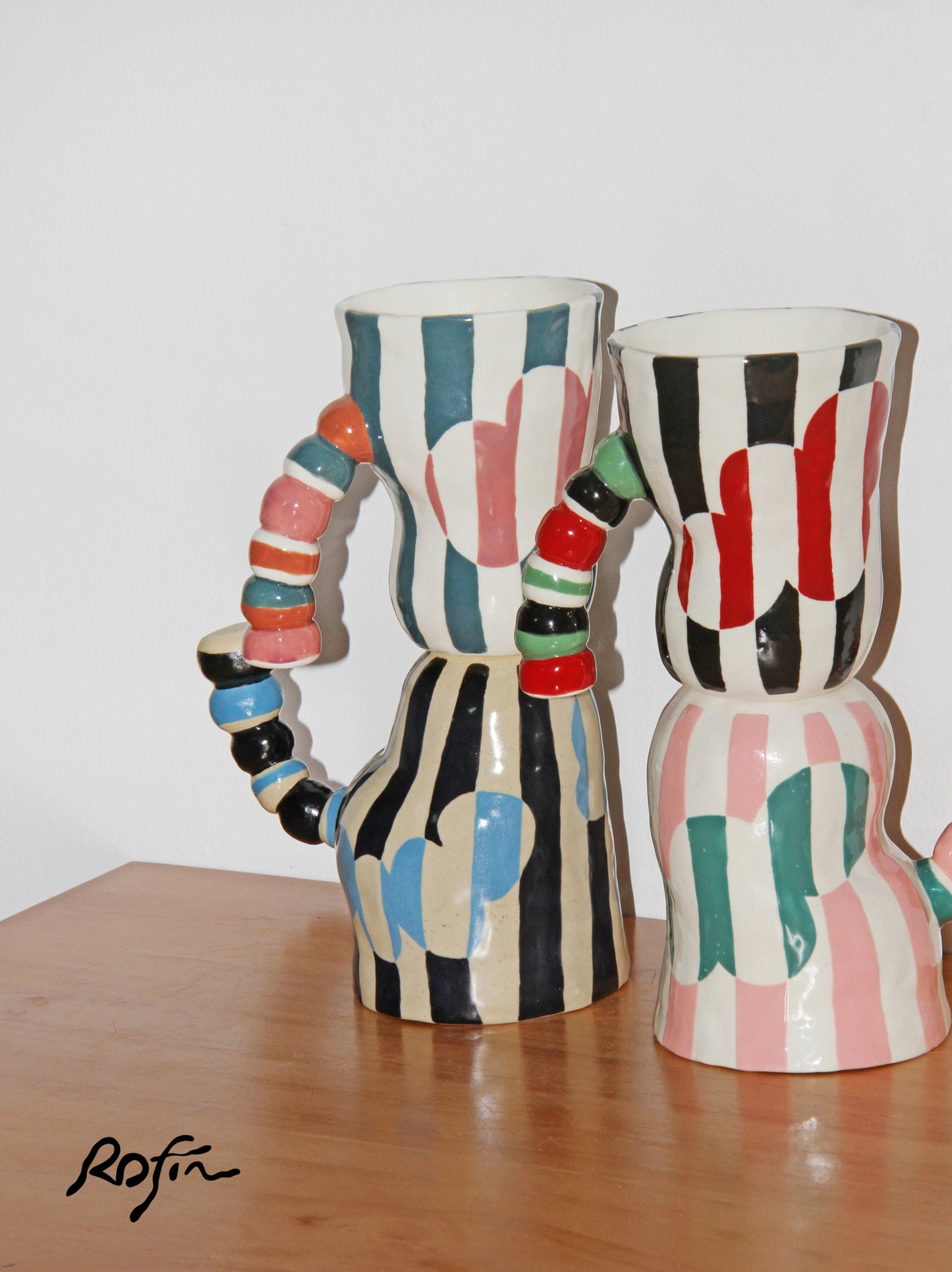 Handmade Circus Twisted Ceramic Cup