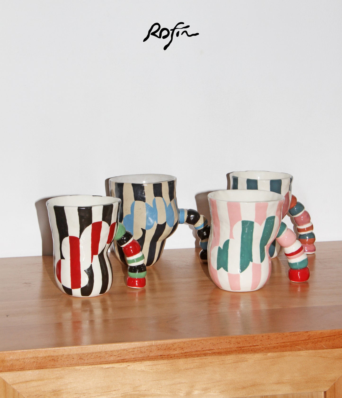 Handmade Circus Twisted Ceramic Cup