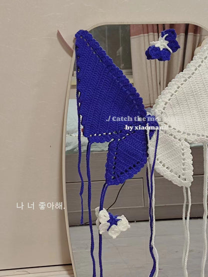 Handmade Crochet Butterfly Crop Top