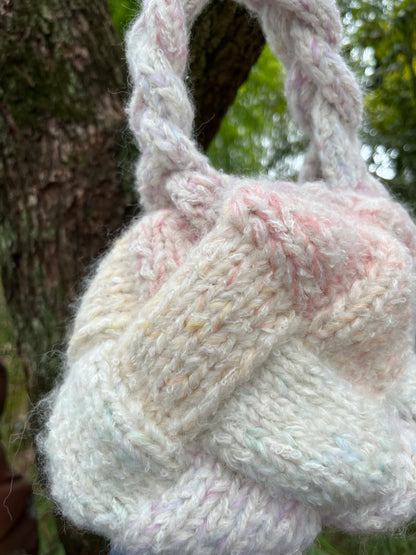 Handmade Crochet Cloud Handbag