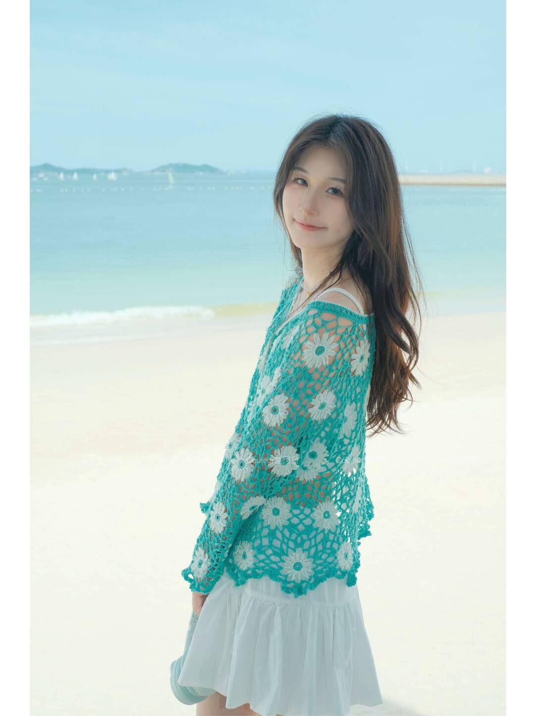 Handmade Crochet Floral Cardigan