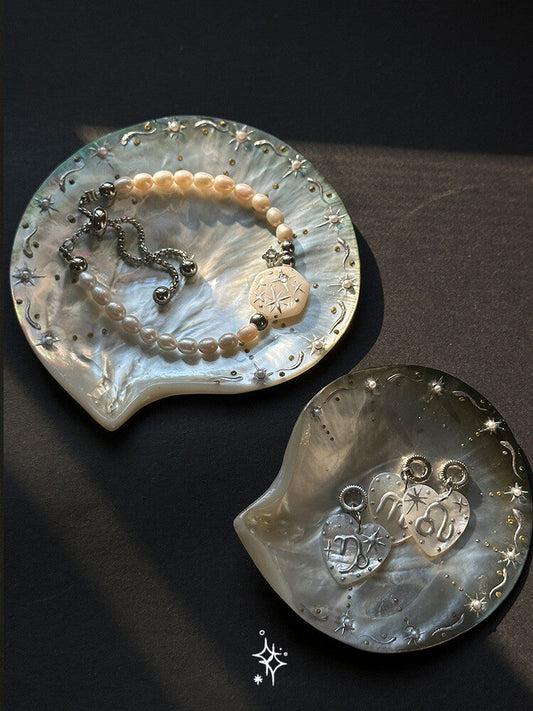 Handmade Shell Star Jewelry Tray