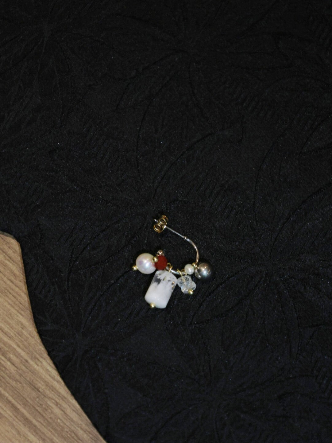 Handmade Edelweiss Beaded Earrings