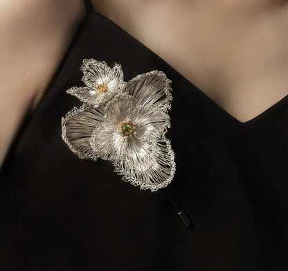 Handmade Flower Luxury Brooch