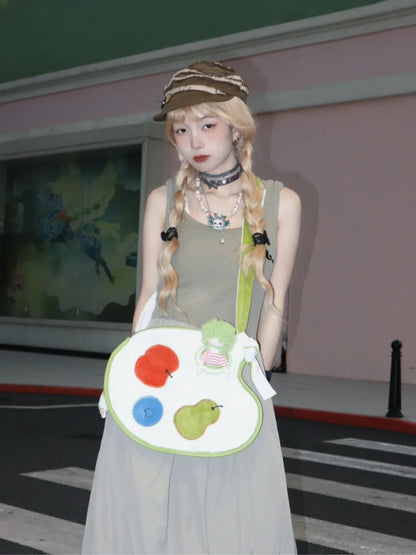 Handmade Fruit Palette Fabric Bag