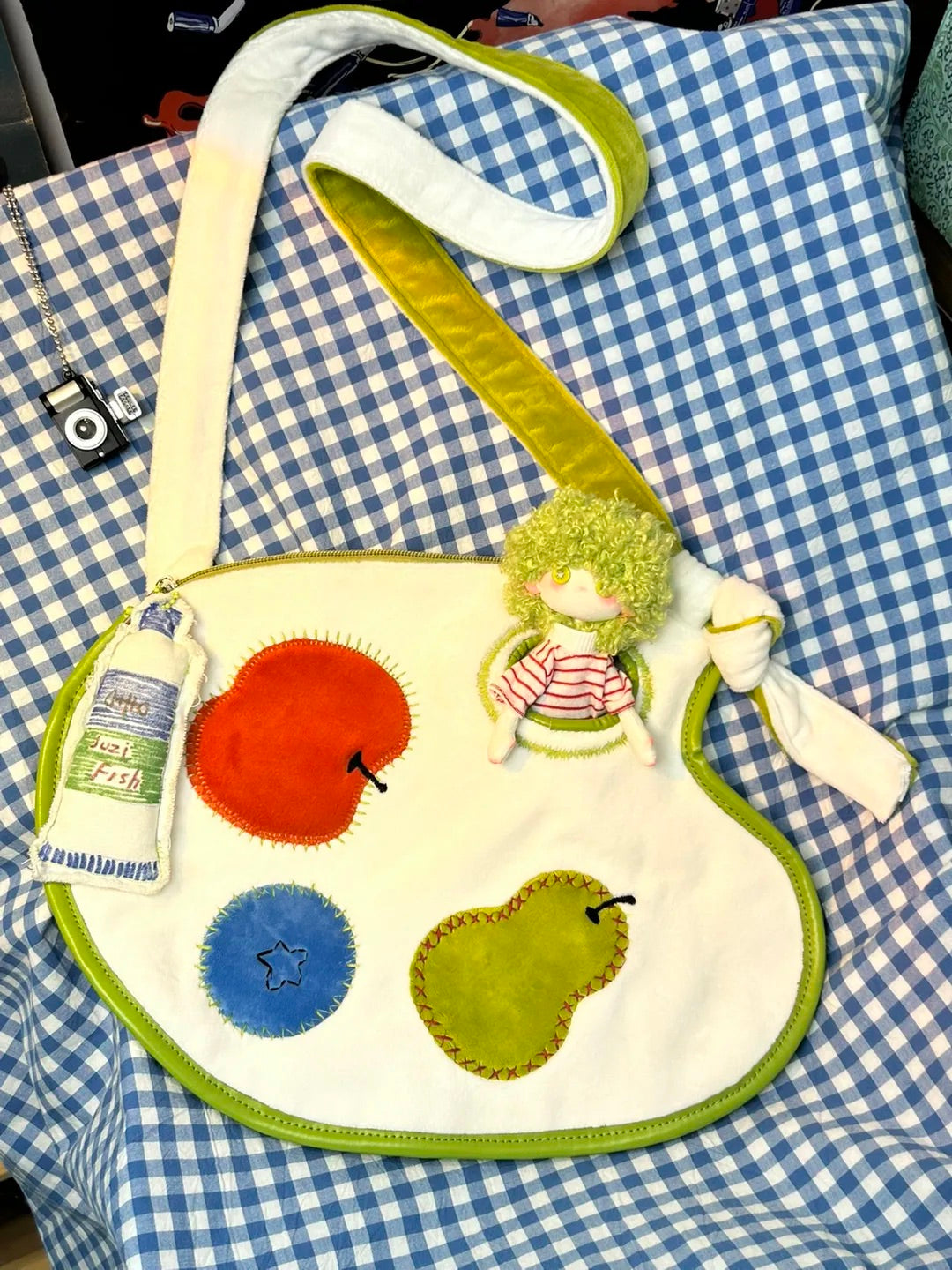 Handmade Fruit Palette Fabric Bag