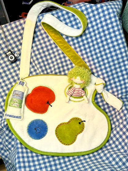 Handmade Fruit Palette Fabric Bag