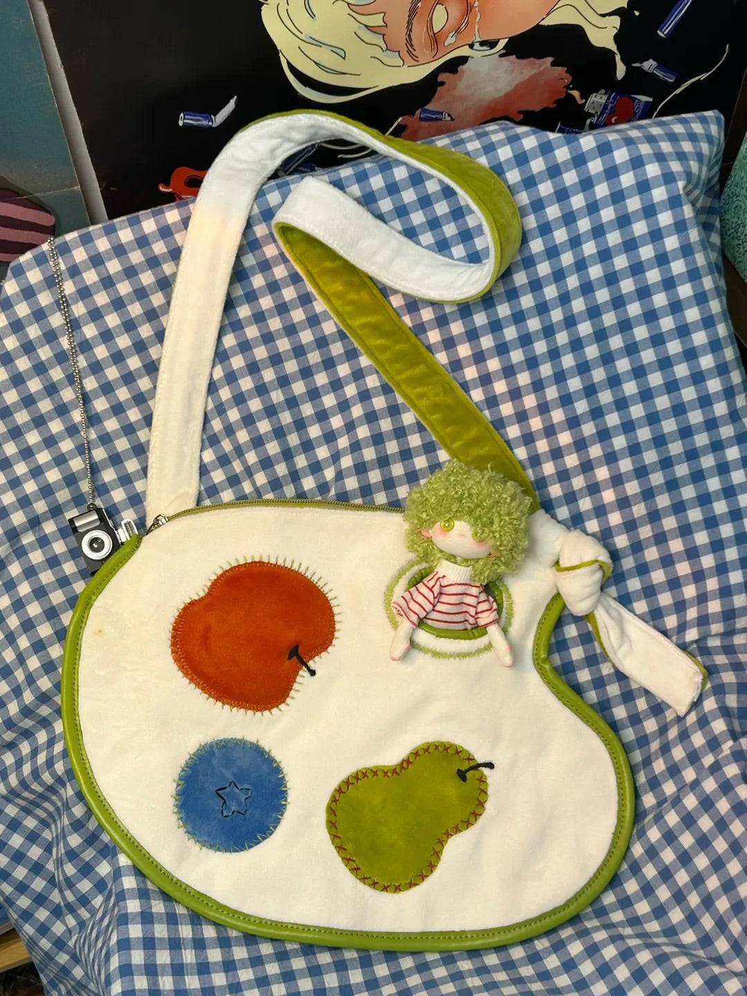 Handmade Fruit Palette Fabric Bag