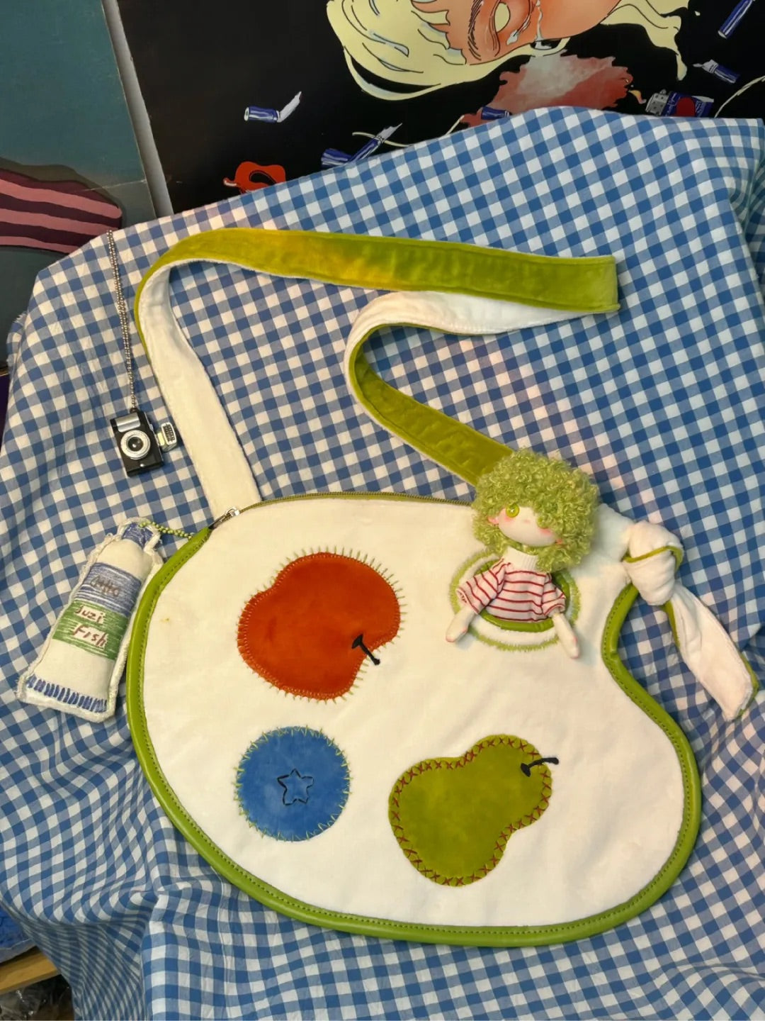 Handmade Fruit Palette Fabric Bag
