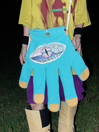 Handmade Giant Hand Fabric Bag