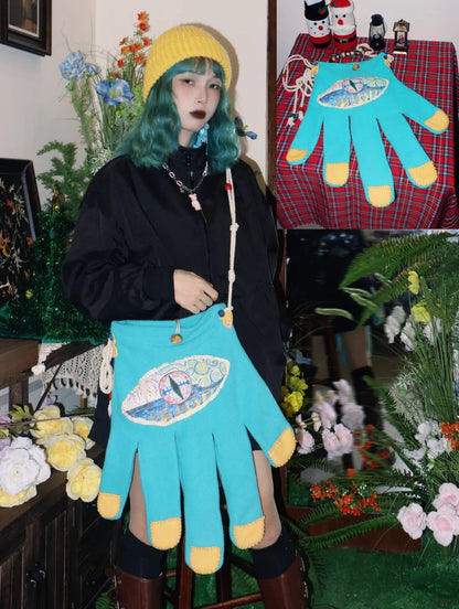 Handmade Giant Hand Fabric Bag