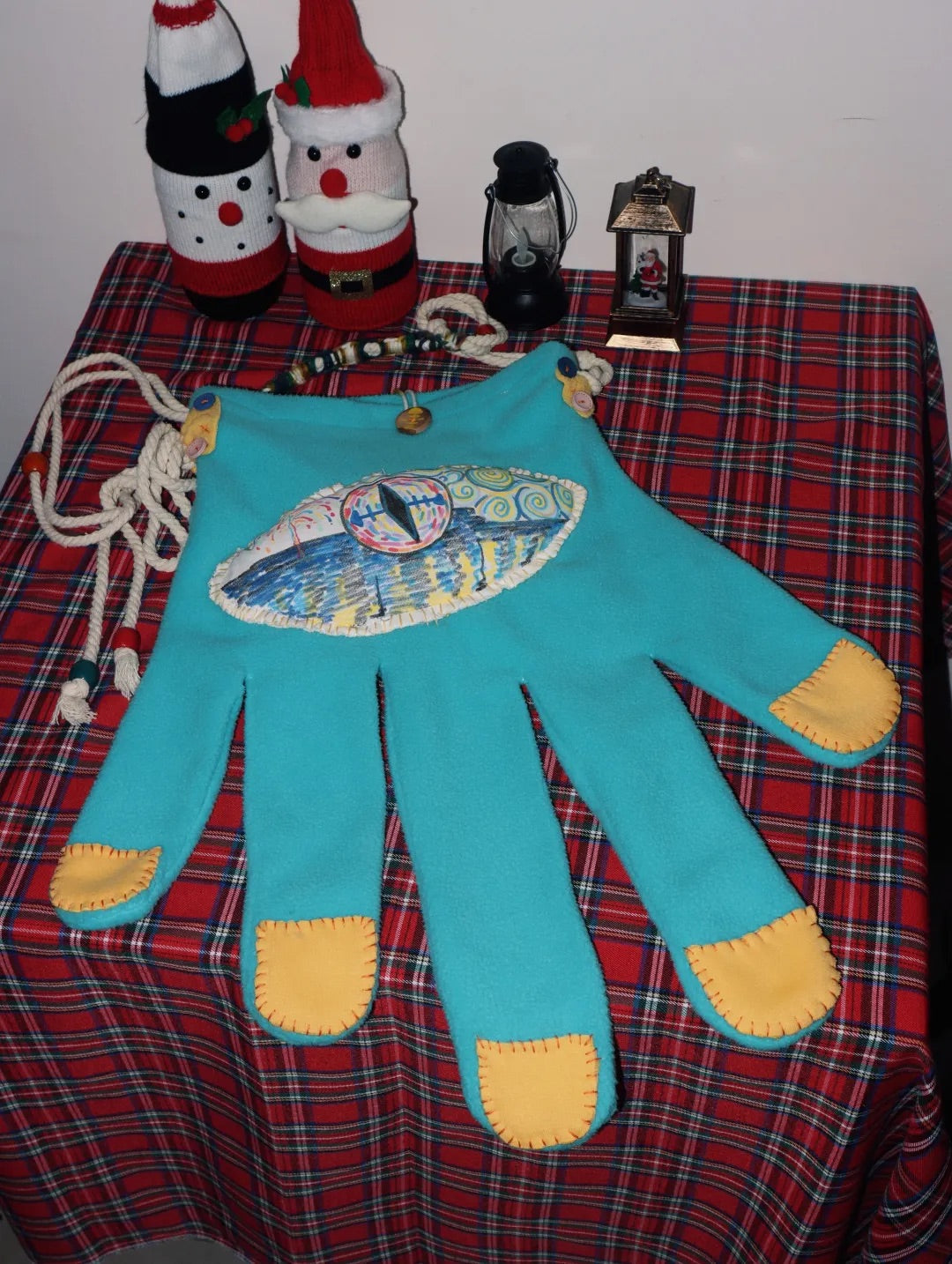 Handmade Giant Hand Fabric Bag
