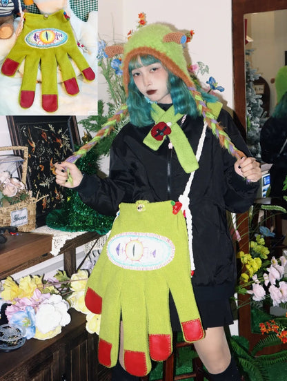 Handmade Giant Hand Fabric Bag