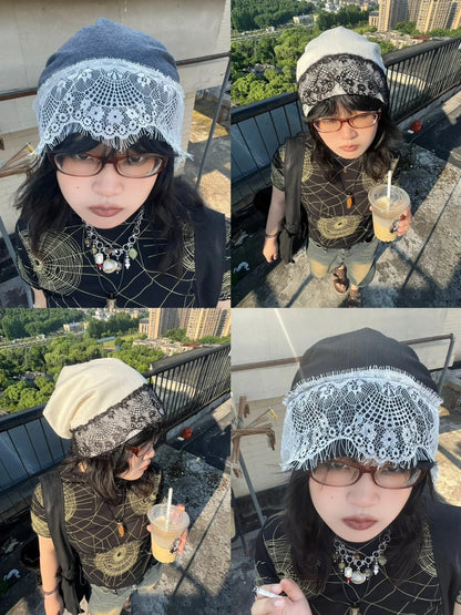 Handmade Lace Beanie