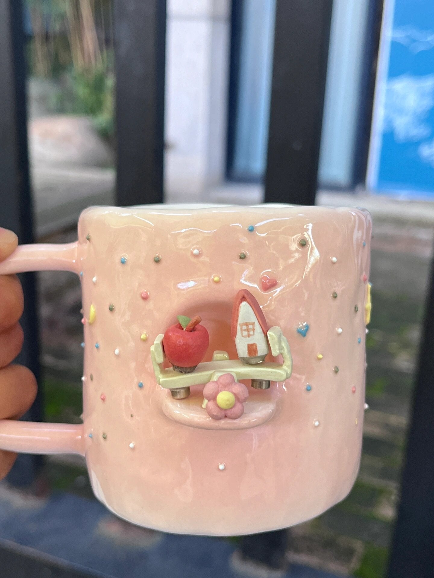 Handmade Magnetic Seesaw Ceramic Cup