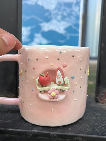 Handmade Magnetic Seesaw Ceramic Cup